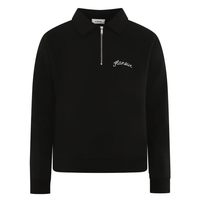 Flaneur Homme Heren signature raglan half zip FRAG077-999 large