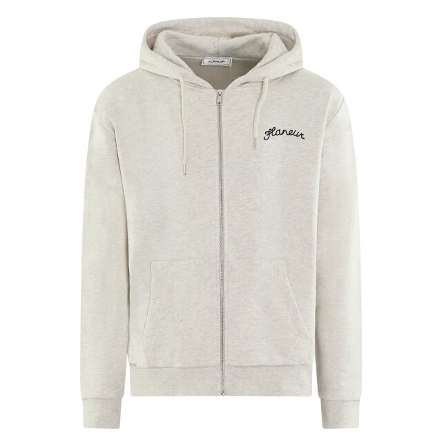 Flaneur Homme Heren signature zip-up hoodie FZIP078-904 large