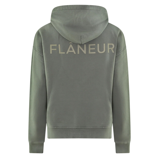 Flaneur Homme Heren double logo washed hoodie FHOO042-840 large
