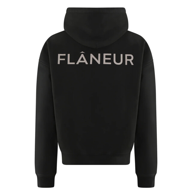 Flaneur Homme Heren double logo washed hoodie FHOO042-999 large