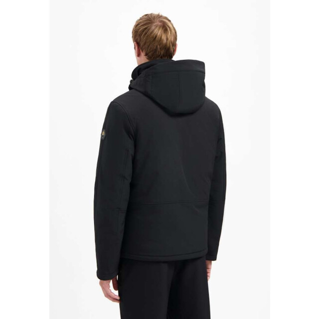 No Excess Jacket short fit hooded softshell s black 29630807SN-020 large