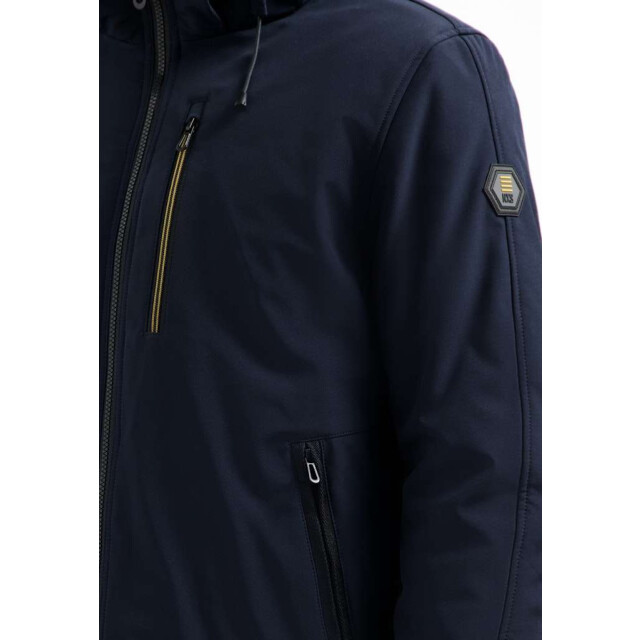 No Excess Jacket short fit hooded softshell s night 29630807SN-078 large