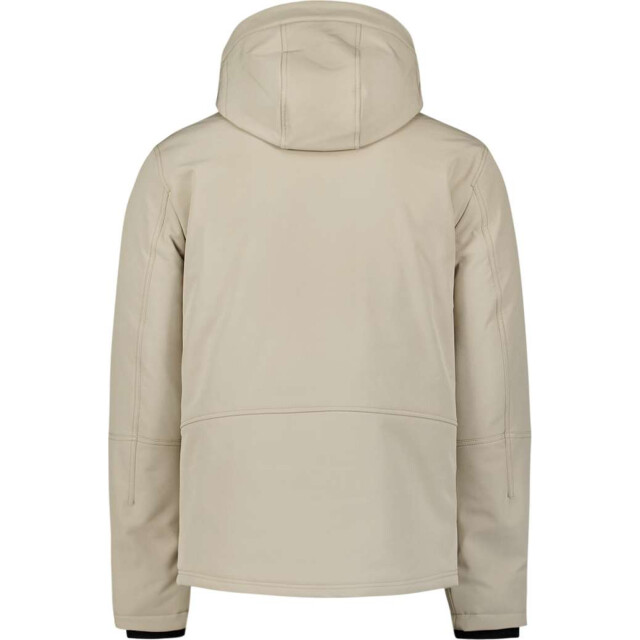 No Excess Jacket short fit hooded softshell s stone 29630807SN-014 large