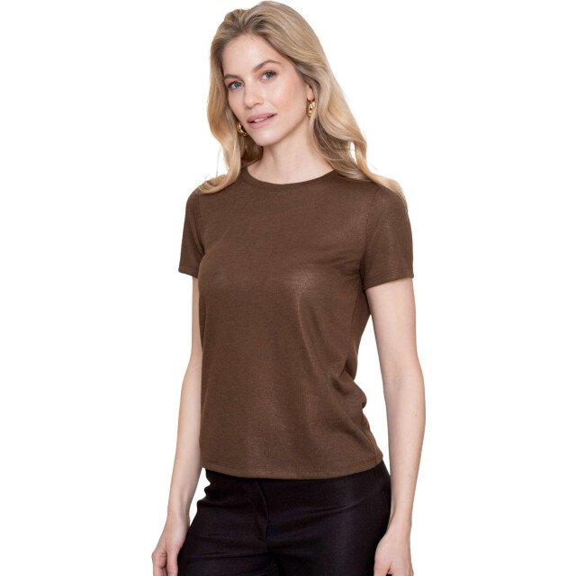 Geisha T-shirt dark brown 52605-41-000785 large