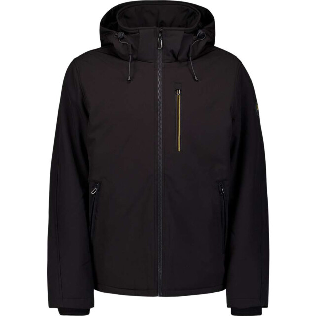 No Excess Jacket short fit hooded softshell s black 29630807SN-020 large