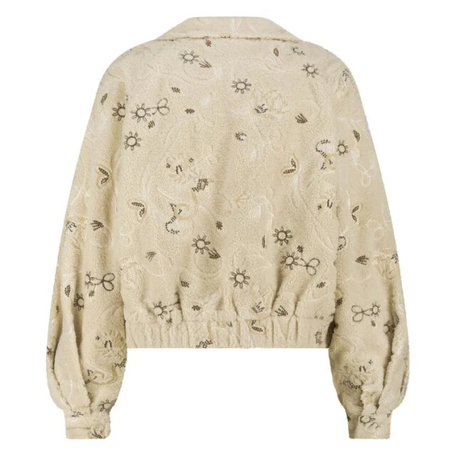 Nukus Nkf13018 9 milou jacket embroidery sand NKF13018  9 large Nukus Nkf13018 9 milou jacket embroidery sand NKF13018  9 large