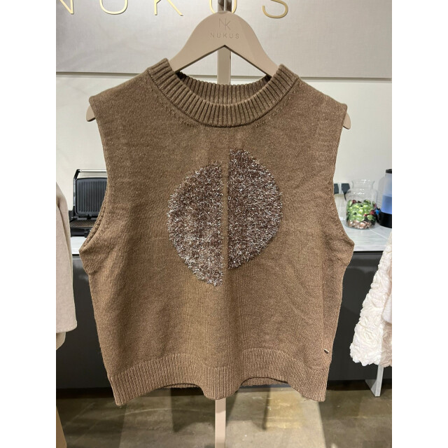 Nukus Nkf07000 65 intarsia spencer fango NKF07000  65 large