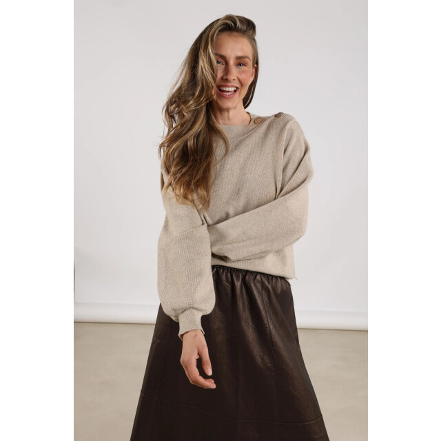 Nukus Nkf03026 9 daytona pullover lurex sand NKF03026  9 large