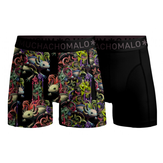 Muchachomalo Axolotl1010-01 print black heren boxers muchacom Print Black/AXOLOTL1010-01 large