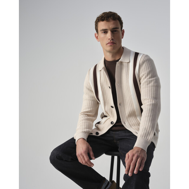 J.C. Rags Bank polo long sleeve 099174-002-M large