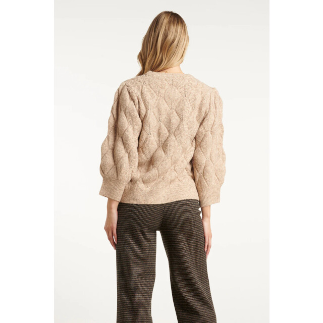 Smashed Lemon Gebreide losvallende damestrui | 8720331366331 large