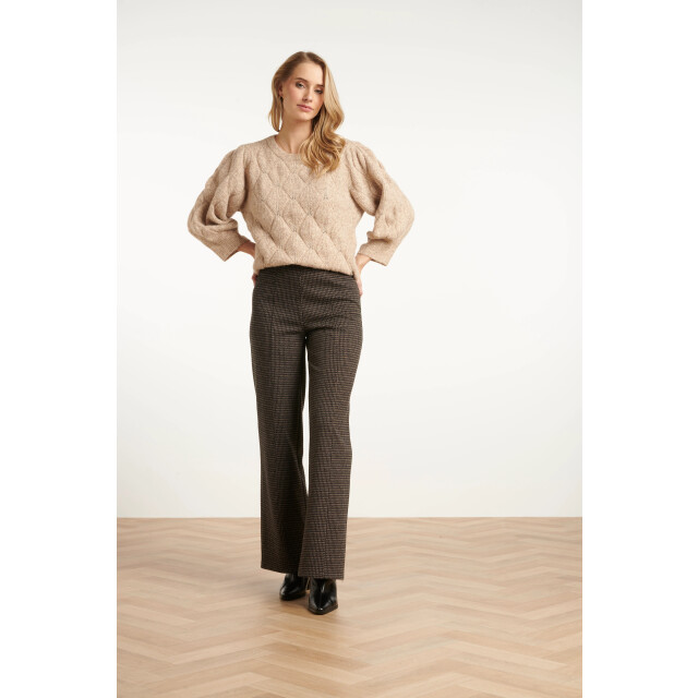 Smashed Lemon Gebreide losvallende damestrui | 8720331366331 large