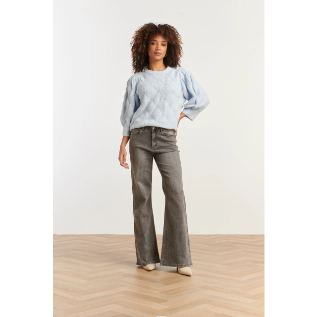 Smashed Lemon Gebreide losvallende damestrui | 8720331366256 large