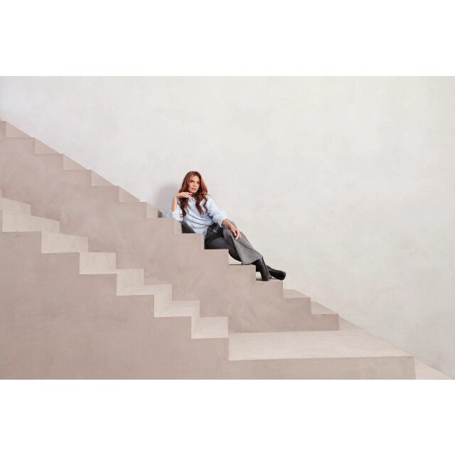 Smashed Lemon Gebreide losvallende damestrui | 8720331366256 large