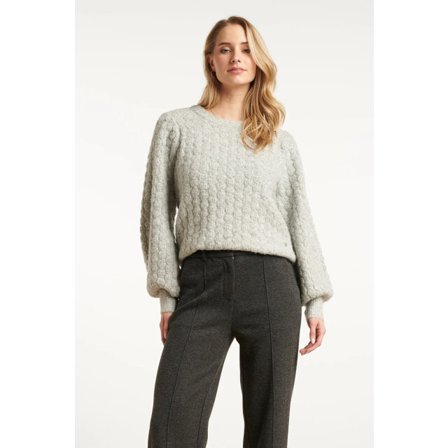 Smashed Lemon Damesgebreide vrouwelijke losvallende trui | 8720331366805 large