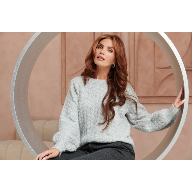 Smashed Lemon Damesgebreide vrouwelijke losvallende trui | 8720331366805 large