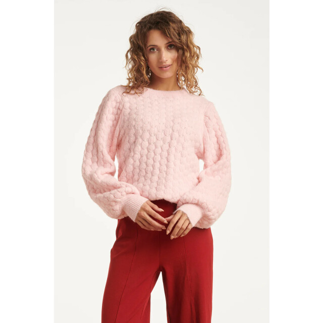 Smashed Lemon Damesgebreide vrouwelijke losvallende trui | 8720331366720 large