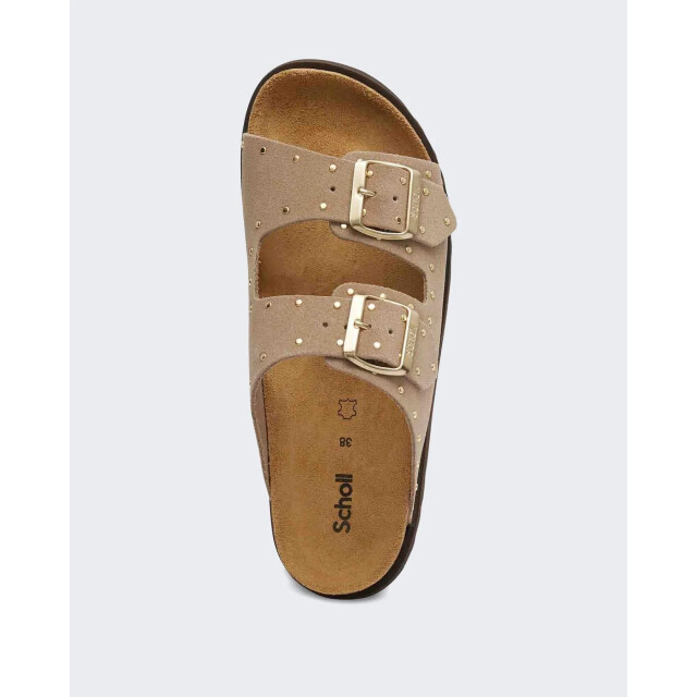 Scholl Dames beatriz slipper dark F31592255-Dark Beige large