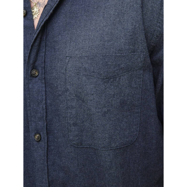 Jack & Jones Jjeclassic melange shirt ls noos navy 5309.37.0002 large