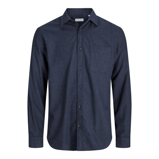 Jack & Jones Jjeclassic melange shirt ls noos navy 5309.37.0002 large