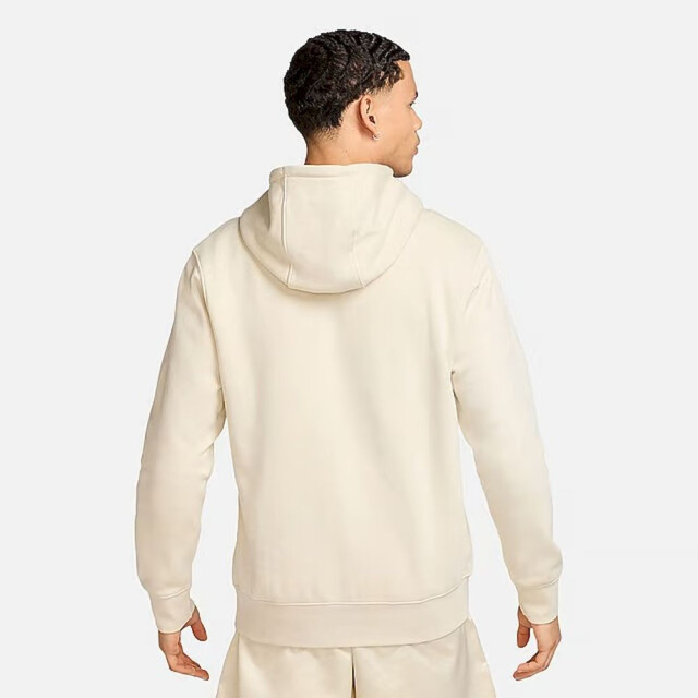 Nike club men's fleece hoodie sport t-shirt korte mouw heren - 068973_800-L large