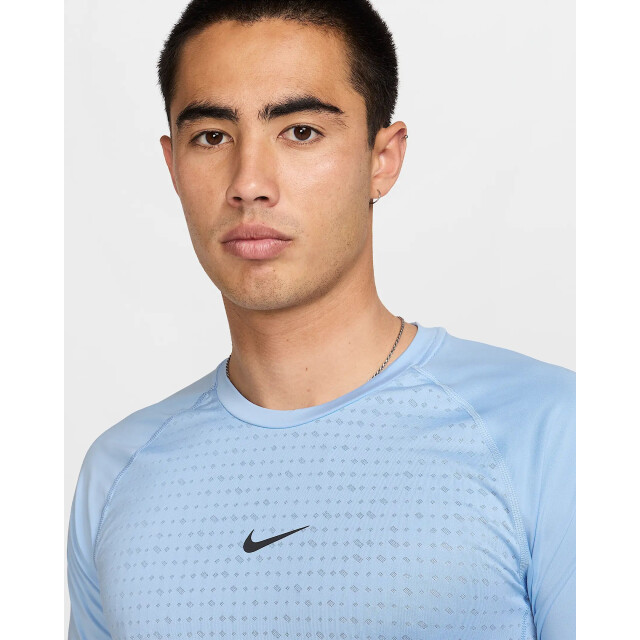 Nike pro breathe men's slim-fit sho training t-shirt korte mouw heren - 070131_200-M large