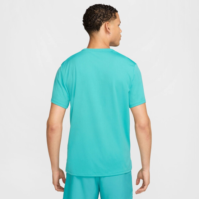 Nike miler men's dri-fit uv short-s hardloop t-shirt korte mouw zomer heren - 069035_300-S large