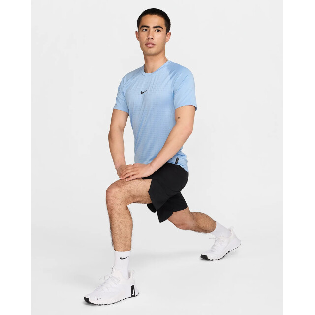 Nike pro breathe men's slim-fit sho training t-shirt korte mouw heren - 070131_200-M large