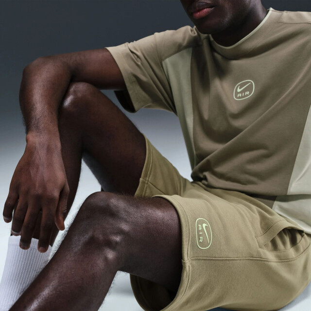 Nike air men's french terry shorts sportbroek heren - 070133_800-S large