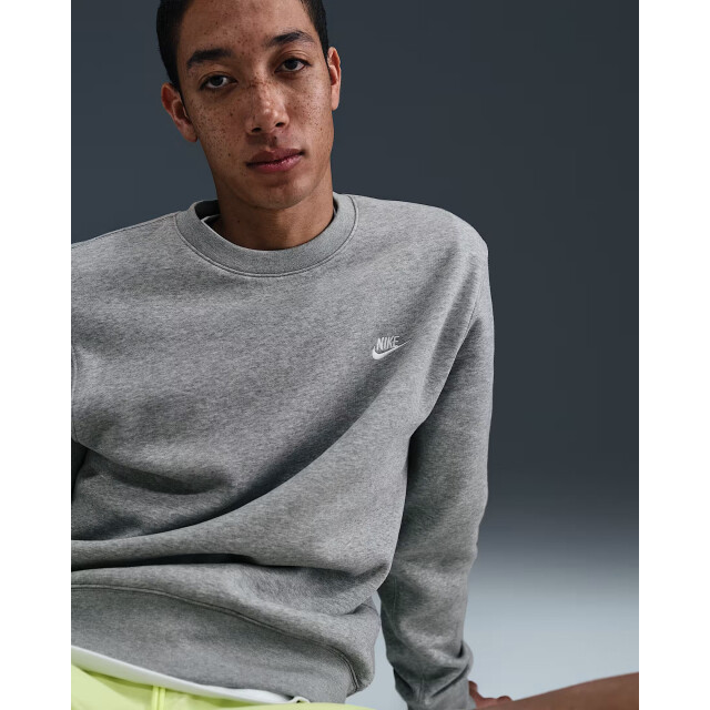 Nike m nk club bb crew sweater heren - 071992_901-L large