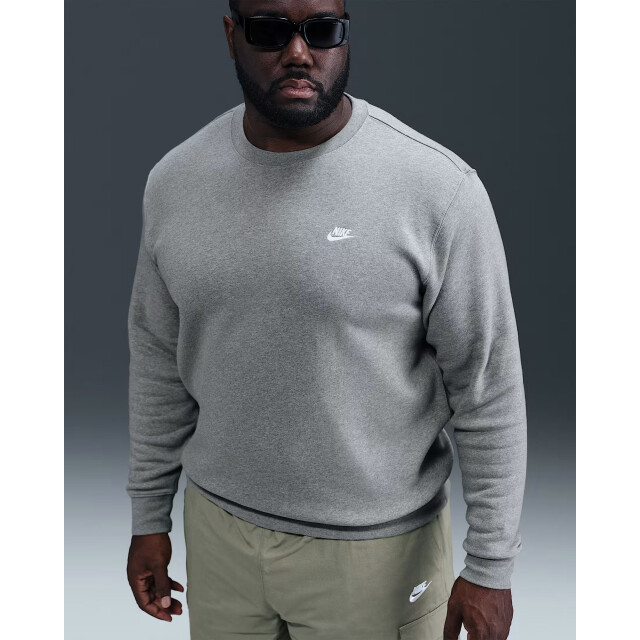Nike m nk club bb crew sweater heren - 071992_901-L large