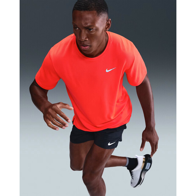 Nike miler men's dri-fit uv ss t-shirt hardloop t-shirt korte mouw zomer heren - 072074_600-M large