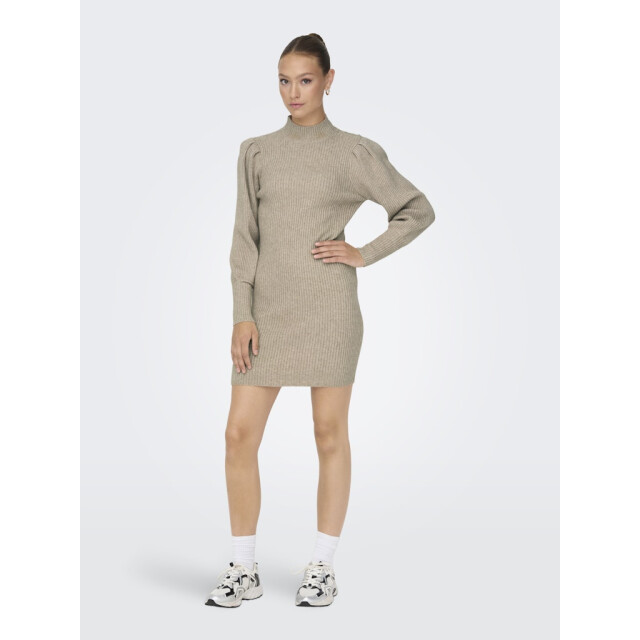 Only onlkatia l/s dress knt noos 15232502 mocha meringue 06313.881.0002 large