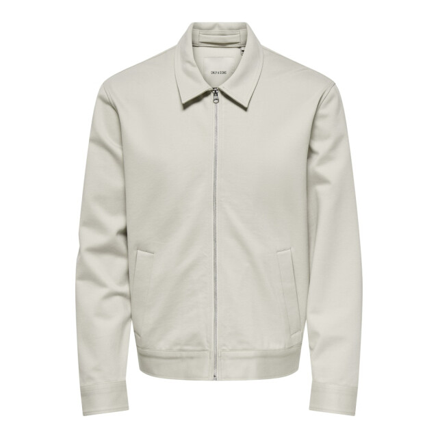 Only & Sons Onsjakes 0339 zip overshirt beige 5239.05.0012 large