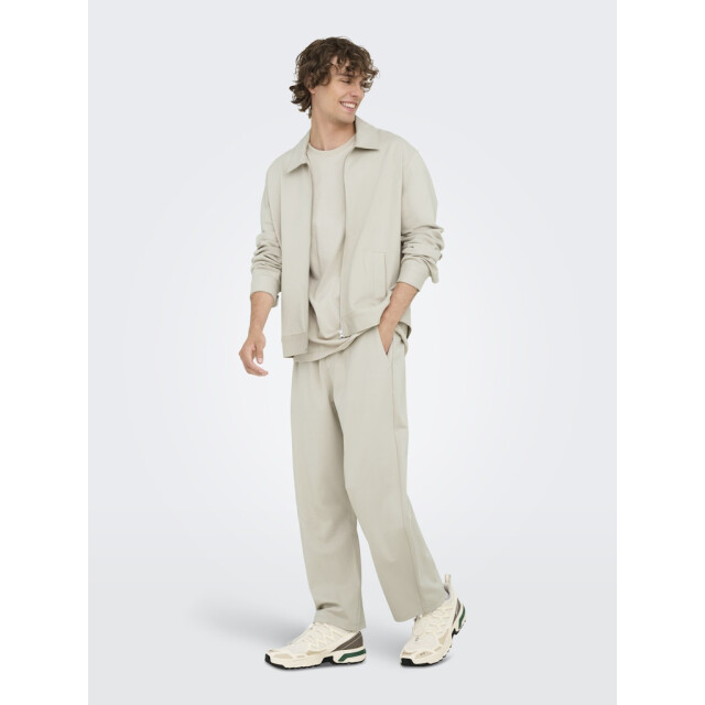 Only & Sons Onsjakes 0339 zip overshirt beige 5239.05.0012 large