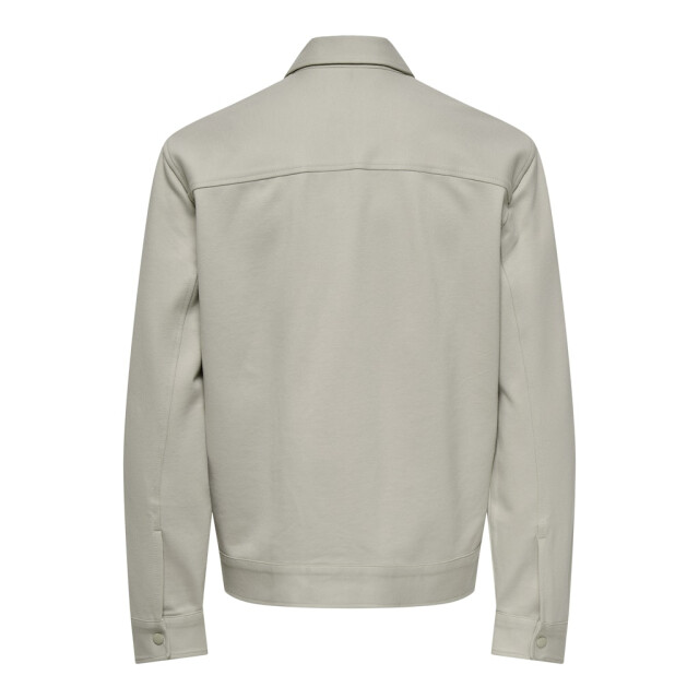 Only & Sons Onsjakes 0339 zip overshirt beige 5239.05.0012 large