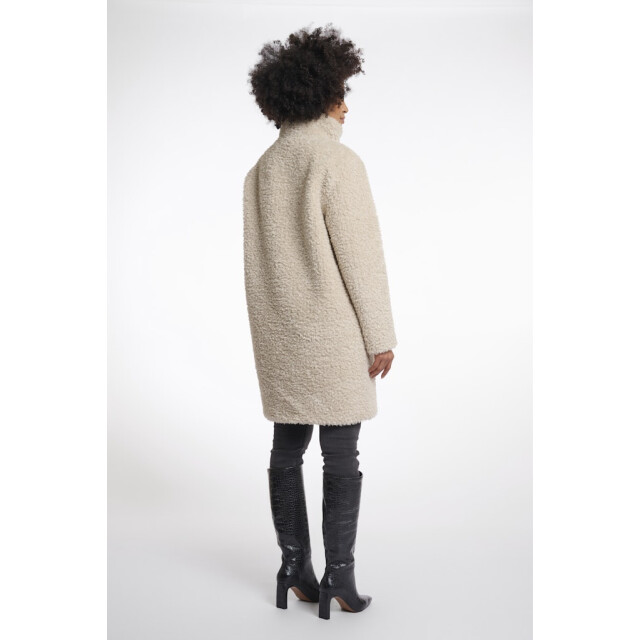 Rino & Pelle mid long teddy coat ena.7002512 birch 06111.829.0067 large