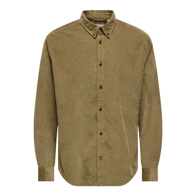 Only & Sons Onsmichael 18w reg cord stretch ls camel 5309.76.0005 large