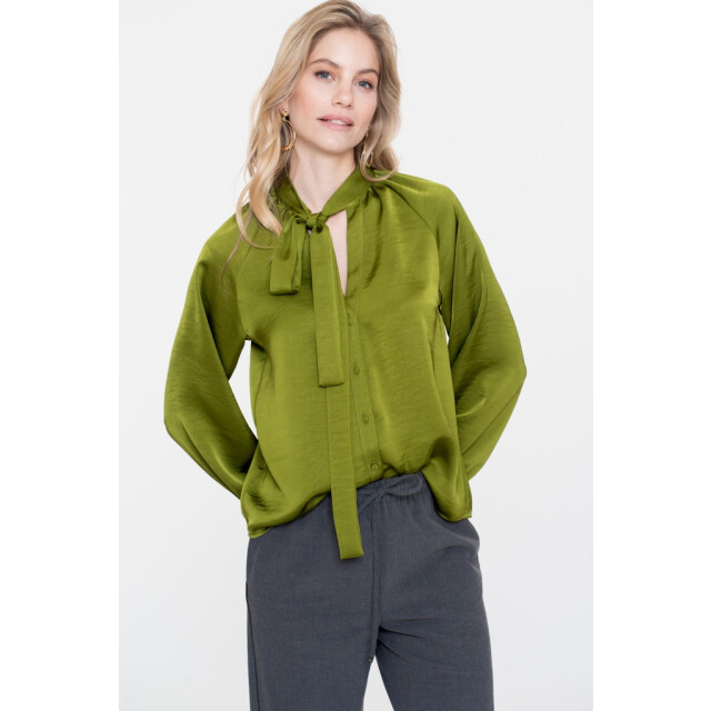 Geisha blouse with bow 53544-14 530 green 06615.340.0011 large