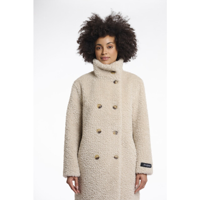 Rino & Pelle mid long teddy coat ena.7002512 birch 06111.829.0067 large