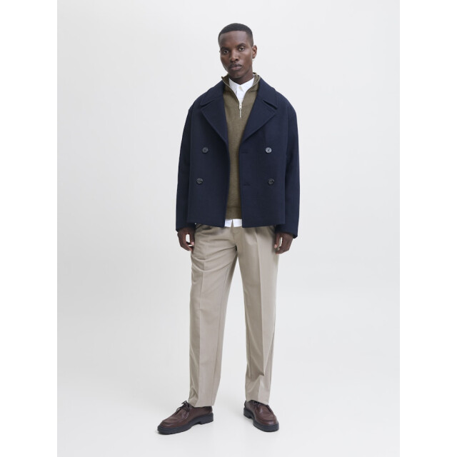 Jack & Jones Jprblamilano stitch knit half zip sn olijf 5219.22.0041 large