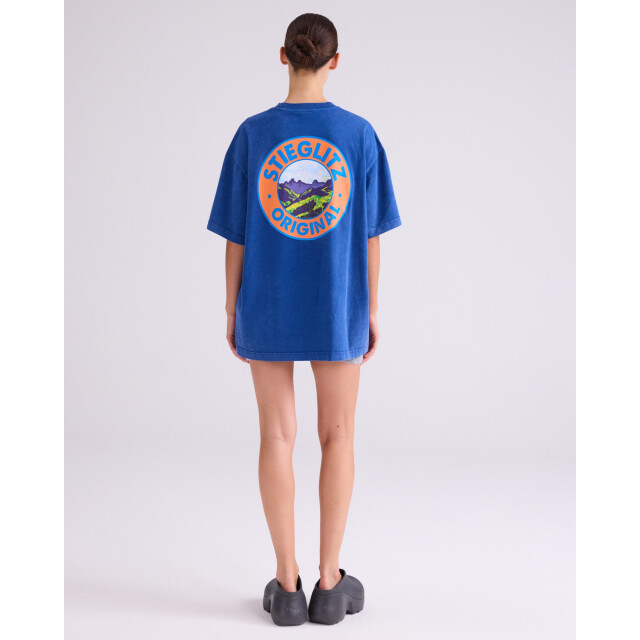 Stieglitz reya oversized t-shirt w2502023 009 blue 06011.240.0073 large