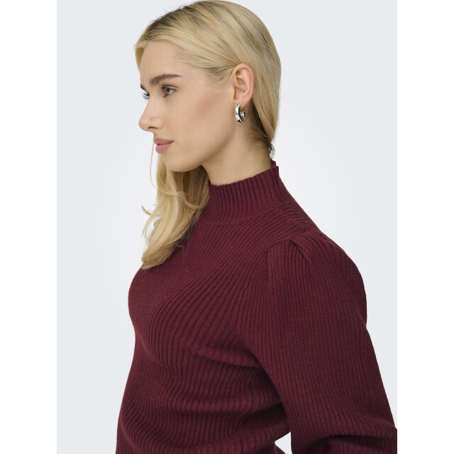 Only Onlkatia ls highneck pullover knt noos wijn 4219.43.0023 large