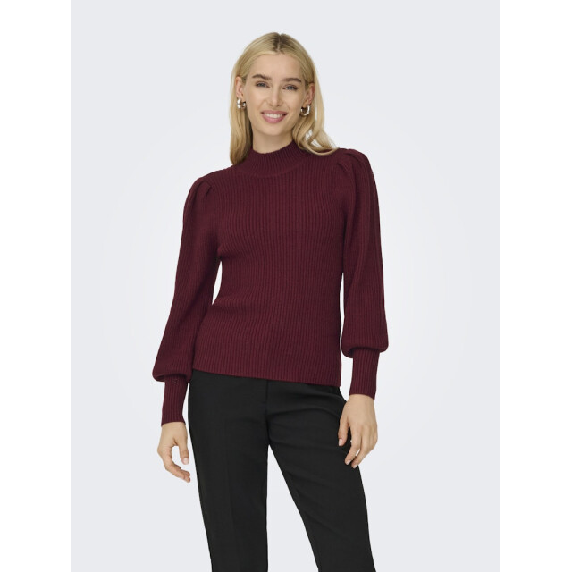 Only Onlkatia ls highneck pullover knt noos wijn 4219.43.0023 large