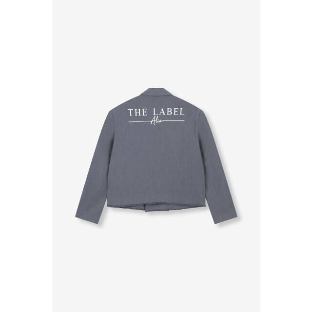 Alix The Label 2509424328 ladies woven double breasted blazer 2509424328 double breasted blazer large