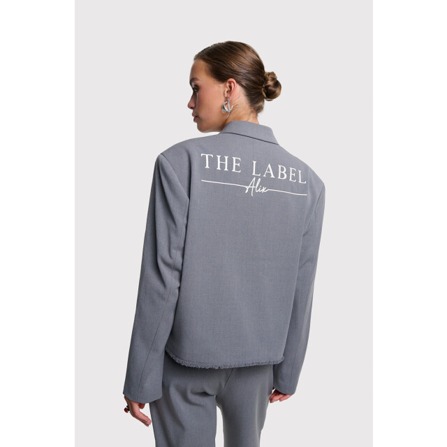 Alix The Label 2509424328 ladies woven double breasted blazer 2509424328 double breasted blazer large