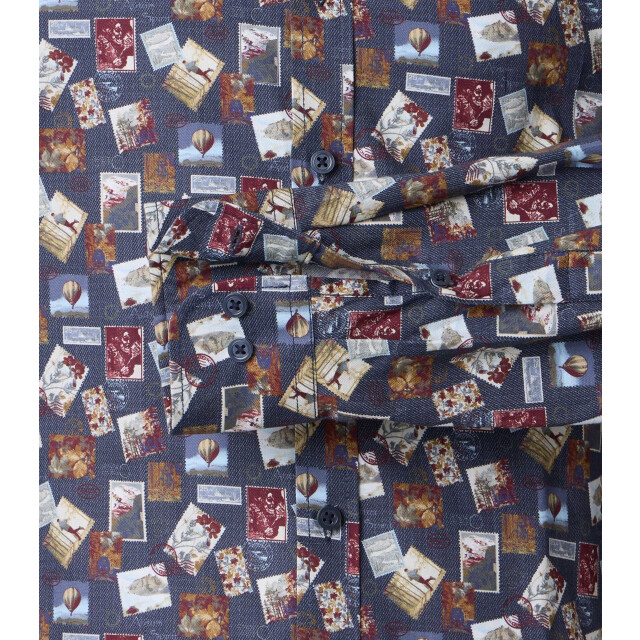 Casamoda Heren overhemd 454486300 100 blue Overhemd 454486300 100Blue large