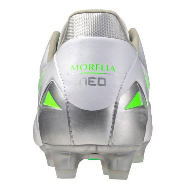 Mizuno Heren morelia neo iv pro leren stevige grond voetbalschoenen UTPP6689_whitegreen large