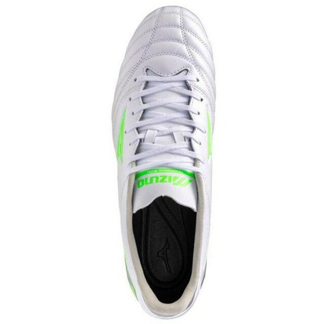 Mizuno Heren morelia neo iv pro leren stevige grond voetbalschoenen UTPP6689_whitegreen large