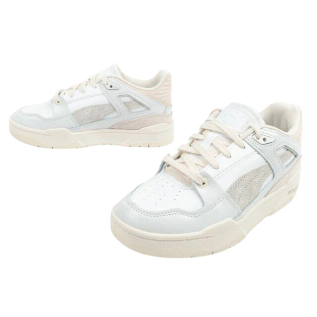 Puma Dames slipstream leren trainers UTPP6747_whitecream large